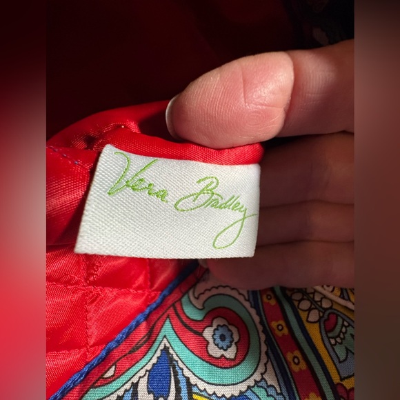 NWOT Vera Bradley $150 Retail Retired Marina Paisley Tote Laptop Bag - Picture 5 of 7